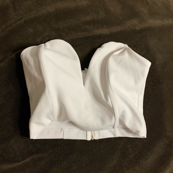 Dynamite Tops - 2/$30 Dynamite white bandeau top with boning